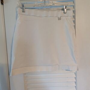 Rafaella Small White Skirt With Shorts Pull On Skort Very Cute